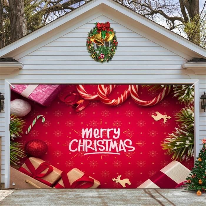 Sticker Noël Frise De Noël Rouge Et Vert - 30x95cm Pas Cher - Stickers