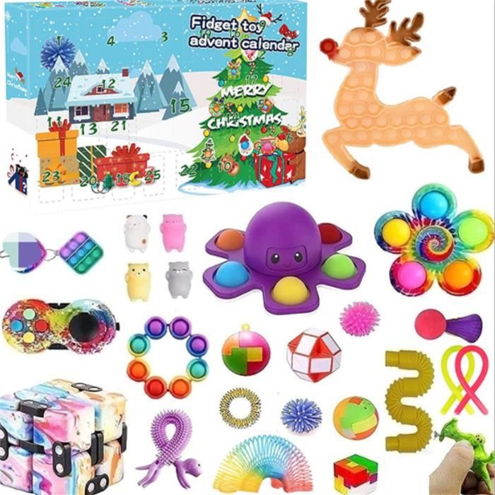 Calendrier de lAvent de Noël 2023 Jouets Petits Cadeaux
