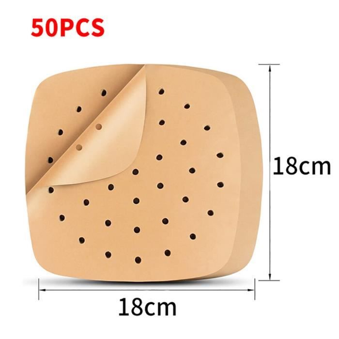 Papier Cuisson Antiadhésif 40x60cm - 100 Feuilles Naturel - Four, Grill, Micro-ondes