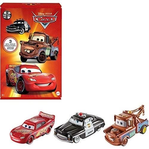 Jouet - Coffret 3 véhicules Radiator Springs - Flash McQueen - Martin - Shérif