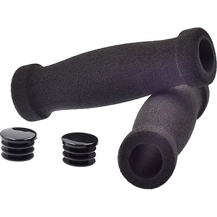 Pays de Maison Boutique/® Poign/ées Poign/ées de v/élo rev/êtement en caoutchouc mousse//mousse rouge v/élo poign/ées de guidon