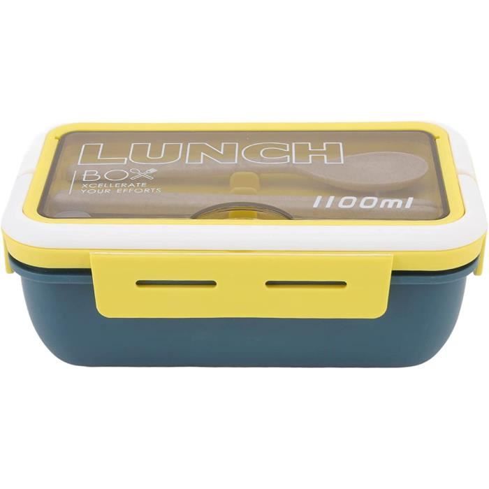 Bento Lunch Box 2 Compartiments Boîtes À 1100 Grande Capacité Bonne