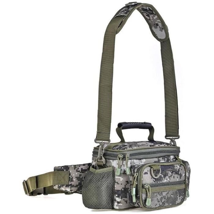 Sac à Dos De Pêche Goture - Imperméable Avec Porte-Cannes, Grand Stockage Pour Matériel Pêche Mer Et Extérieur