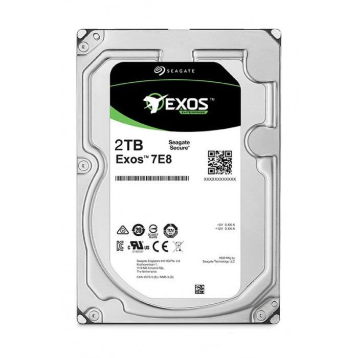 Seagate Enterprise ST2000NM000A disque dur 7200 trmin 256 Mo 3.5 SATA Neuf - vue 2