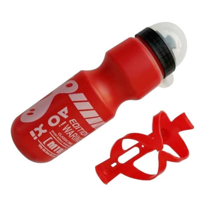 Cube HPP Support Bouteille Vélo Noir/Rouge - Porte-Bidon Léger Et Robuste
