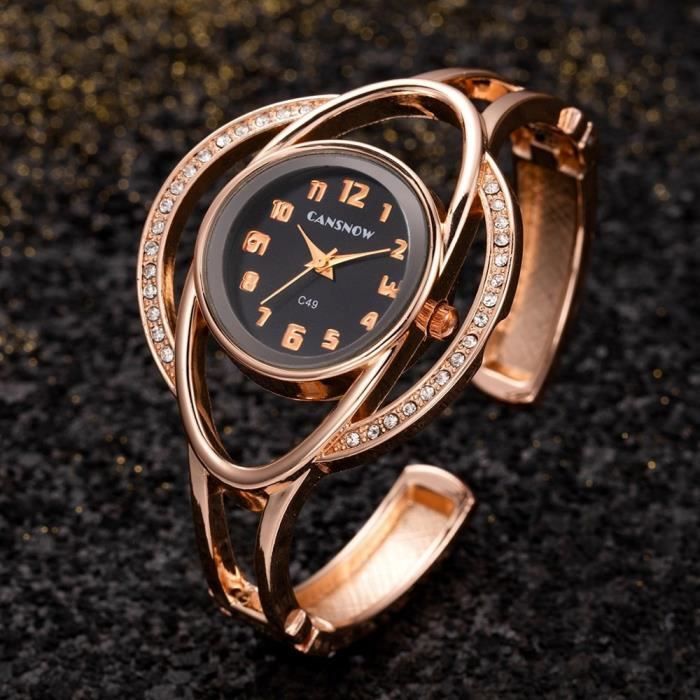 Montres,Montre Bracelet de luxe en cristal pour femmes,petit