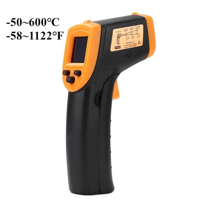 Thermomètre Infrarouge Sans Contact 50°C à 750°C - Pistolet Laser - Neuf