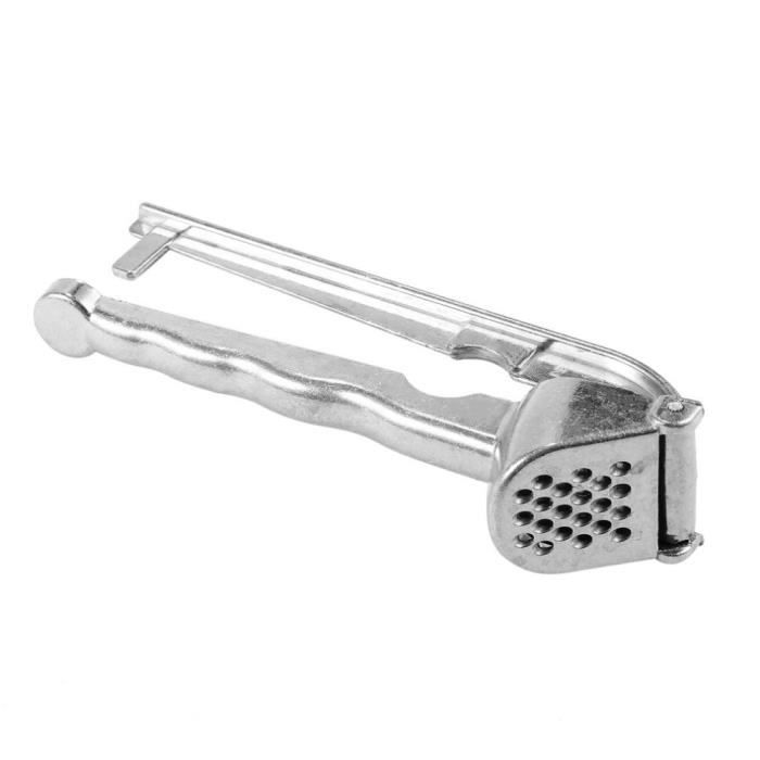 N/A Presse-ail en métal presseur Outil de Cuisine en Aluminium Gadgets de Cuisine poignée Ergonomique pour Un Effet de Levier et Une Compression Facile N/A Presse-ail en métal presseur Outil de Cuisine en Aluminium Gadgets de Cuisine poignée Ergonomique pour Un Effet de Levier et Une Compression Facile