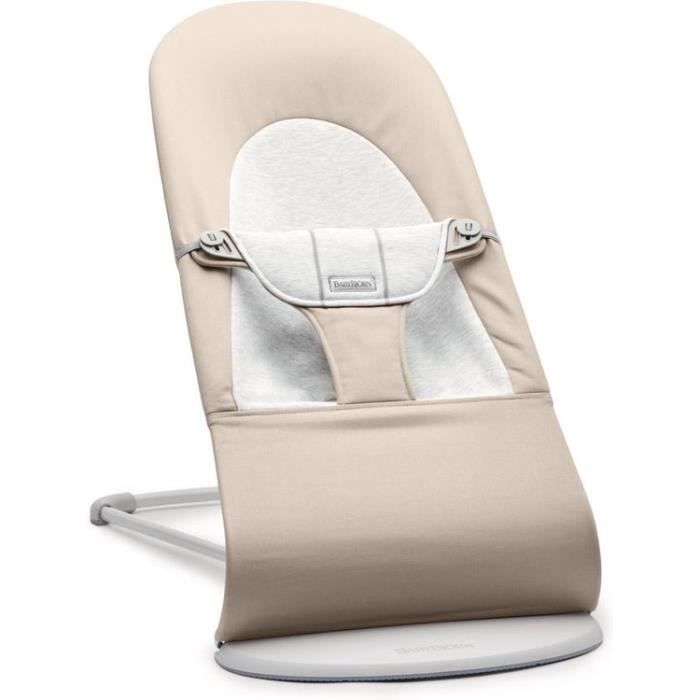 BabyBjörn Transat Balance Soft Jersey Tissé beige gris BabyBjörn Transat Balance Soft Jersey Tissé beige gris