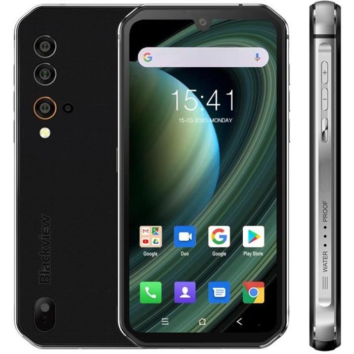 Blackview BV9900E Smartphone Robuste 6Go + 128Go 5,84" Écran Helio P90 ...