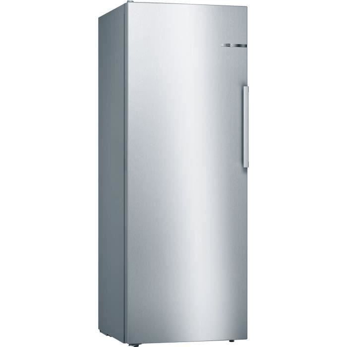 BOSCH KSV29VLEP - Réfrigérateur 1 porte - 290 L - Froid statique - L 60 x H 161 cm - Inox côtés silv
