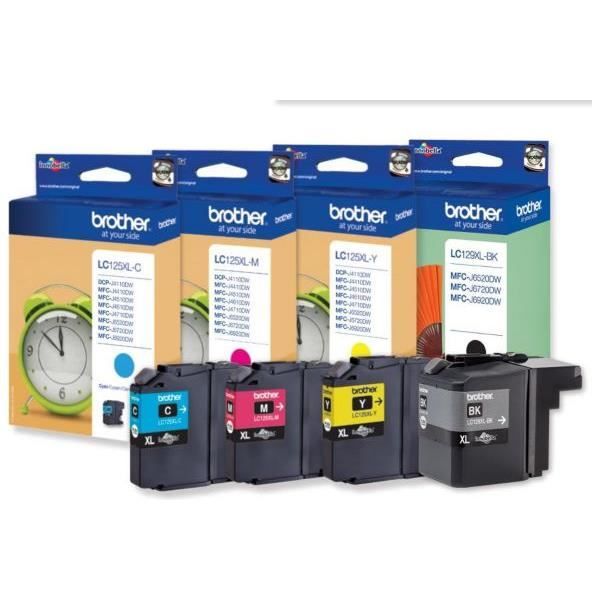 Brother LC129XLVALBP Cyan Jaune - vue 7