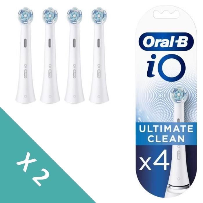 Oral-B iO Ultimate Clean Brossettes - Lot de 8 brossettes Oral-B iO Ultimate Clean Brossettes - Lot de 8 brossettes