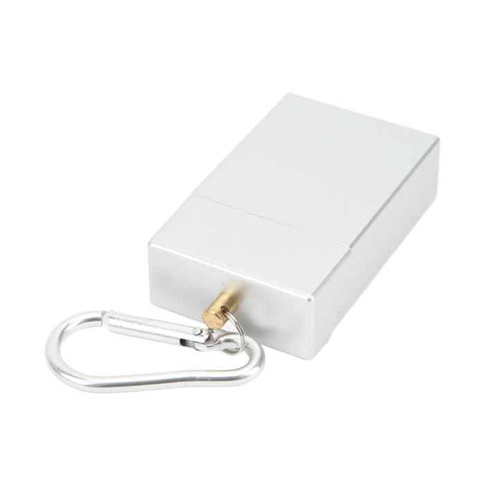 Cendrier De Poche Plaqué Argent – 6x6x2 Cm – Élégant & Pratique Pour Déplacements