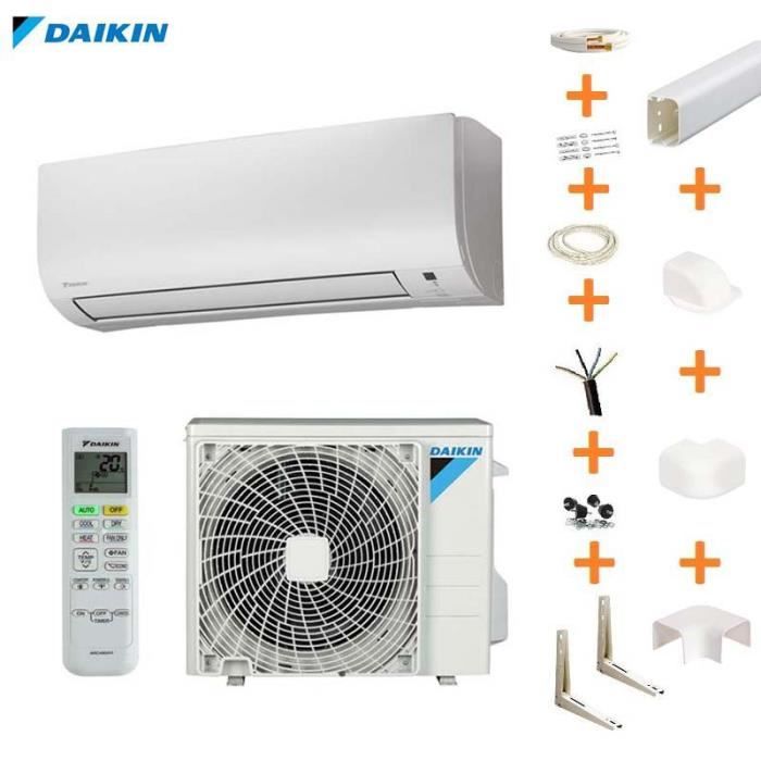 Readyclim raccordement liaison frigorifique pr/é-charg/ée en gaz longueur de 6 M/ètres 1//4-3//8 compatible avec les climatiseurs r/éversibles et pompes /à chaleur Airton 2500W et 3200W uniquement