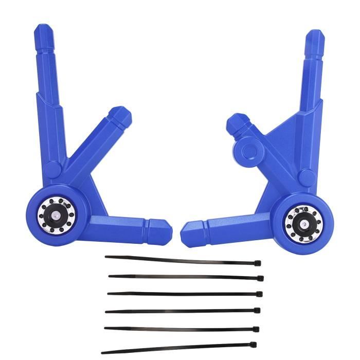 Lot De 2 Protections Chute Fourche Moto/scooter - Alliage Aluminium, 48.9x53mm, Couleurs Au Choix