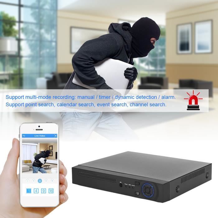 Décodeur TNT HD OPTEX - DVB-T2/HEVC - Enregistrement USB - Compatible HDMI