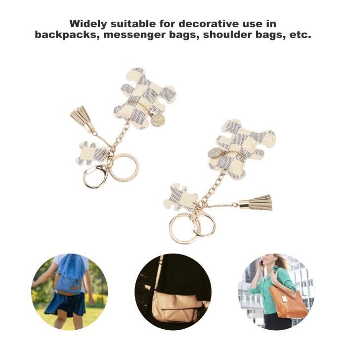 LEX Porte-clés En Métal Porte-clés Animal En Alliage De Zinc Porte-clés