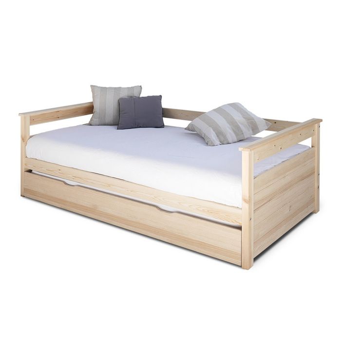 pack lit gigogne izao avec matelas brut 80x190 cm cdiscount maison