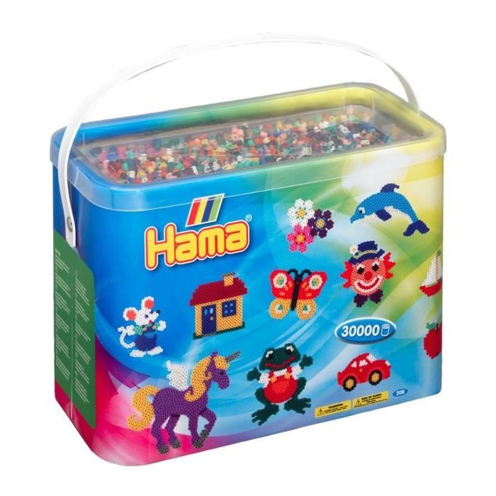 Hama Midi Baril 30000 Perles Mixte 22 Couleurs Achat Vente Jeu