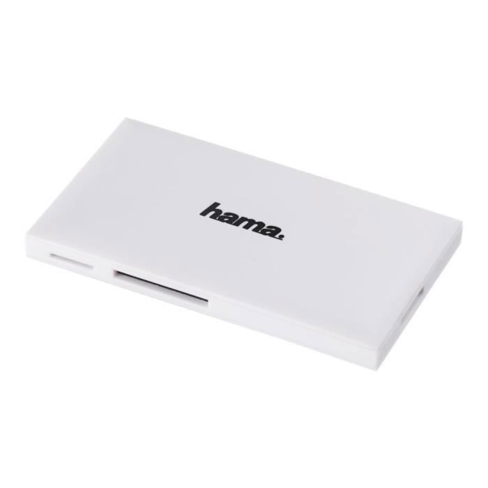 Hama Lecteur de carte (CF I MS MS PRO SD MS Duo MS PRO Duo microSD SDHC microSDHC MS PRO-HG Duo SDXC microSDXC) USB…