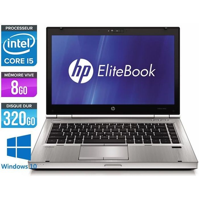 Ordinateurs portables HP 8470P - Core i5-3210M - 8Go - 320Go -Windows 10 - Hewlett packard