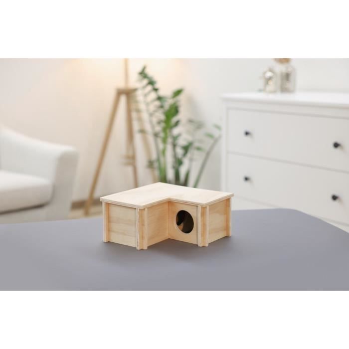 Comparer les prix de Maison pour petit rongeur - KERBL - 81828 - 24 x 24 x 11 cm