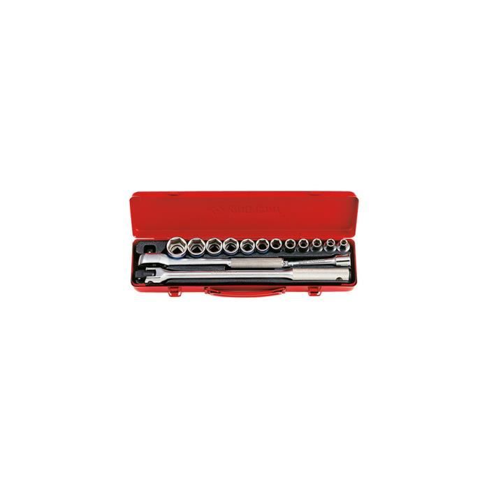 BAHCO - Coffret De Douilles Métriques Et Accessoires 1/2 Pr Le Travail En Hauteur 22pc 58683298