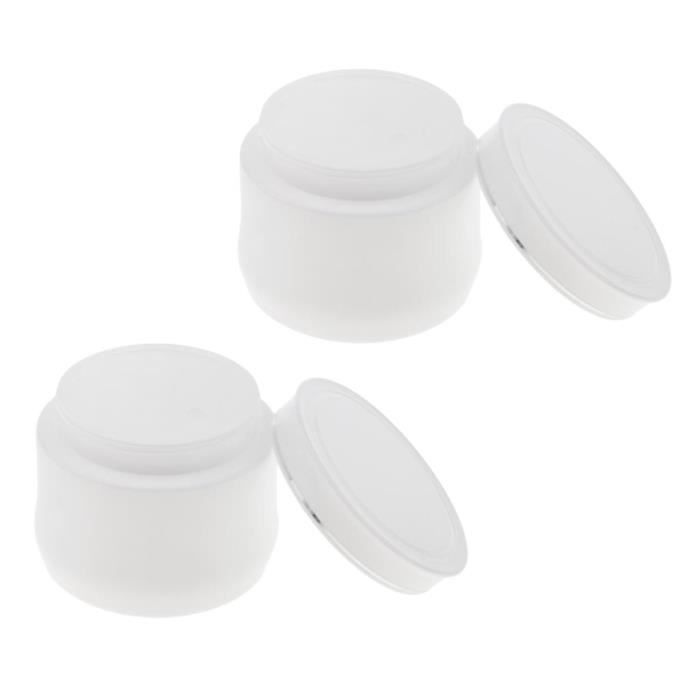 105 Petits Pots En Plastique Transparent 5 Ml - Avec Couvercle Bleu - Pour Cosmétiques, Ongles, échantillons