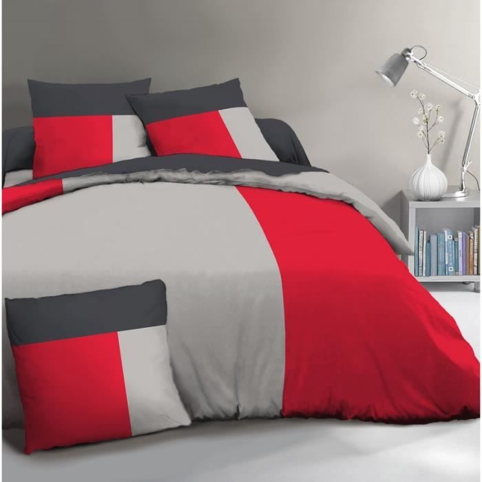 Parure de Draps - MAISON & MARQUES - Bicolore - 100% Coton - Drap Plat 240x300cm - Drap Housse 140x190cm Parure de Draps - MAISON & MARQUES - Bicolore - 100% Coton - Drap Plat 240x300cm - Drap Housse 140x190cm