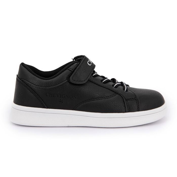 Basket enfant CHEVIGNON modele chev cl1 876330 31 Cuir Lacets Noir Cdiscount Chaussures