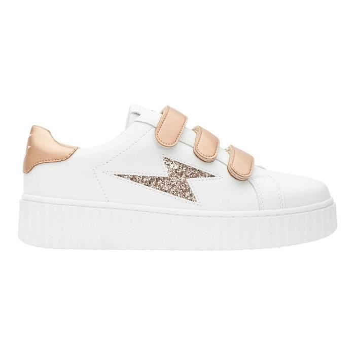 VANESSA WU Baskets - VANESSA WU - BONNIE - Rose - Talon Plat - Scratch - Femme