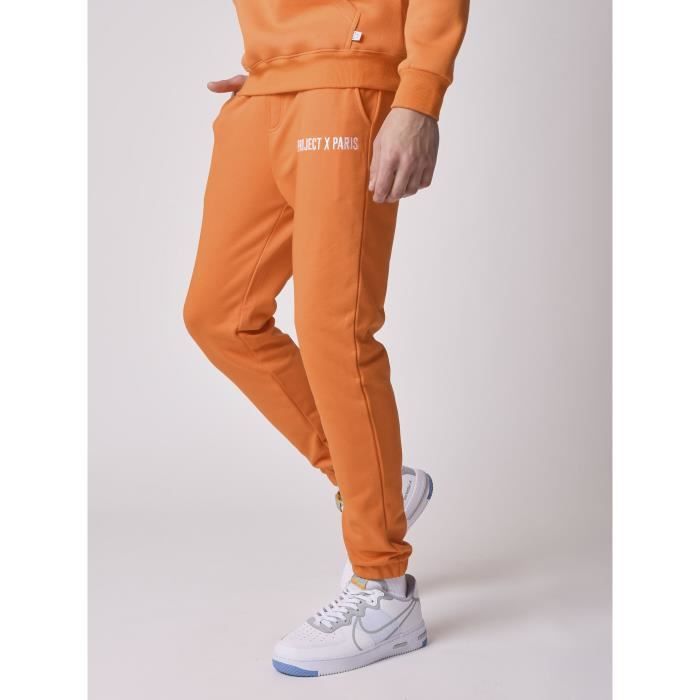 Bas de jogging orange store