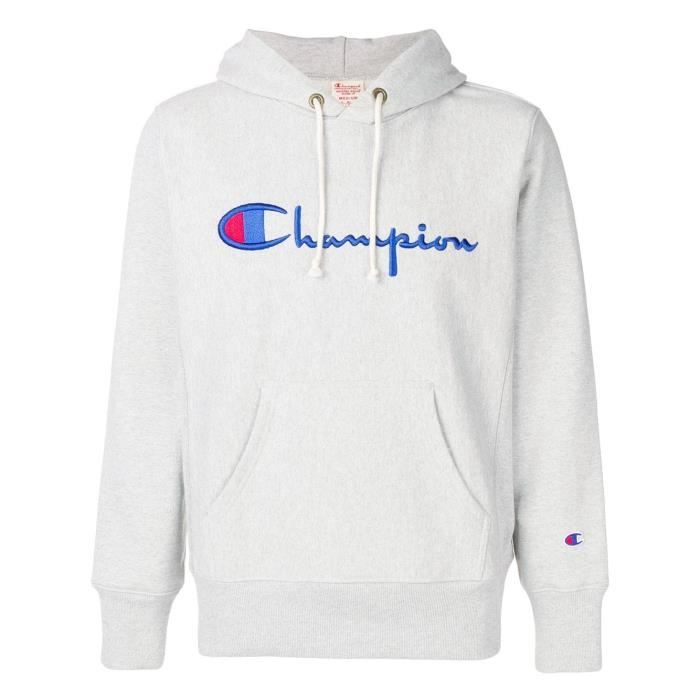 Sweat Champion Homme Gris Gris Cdiscount Pr t Porter