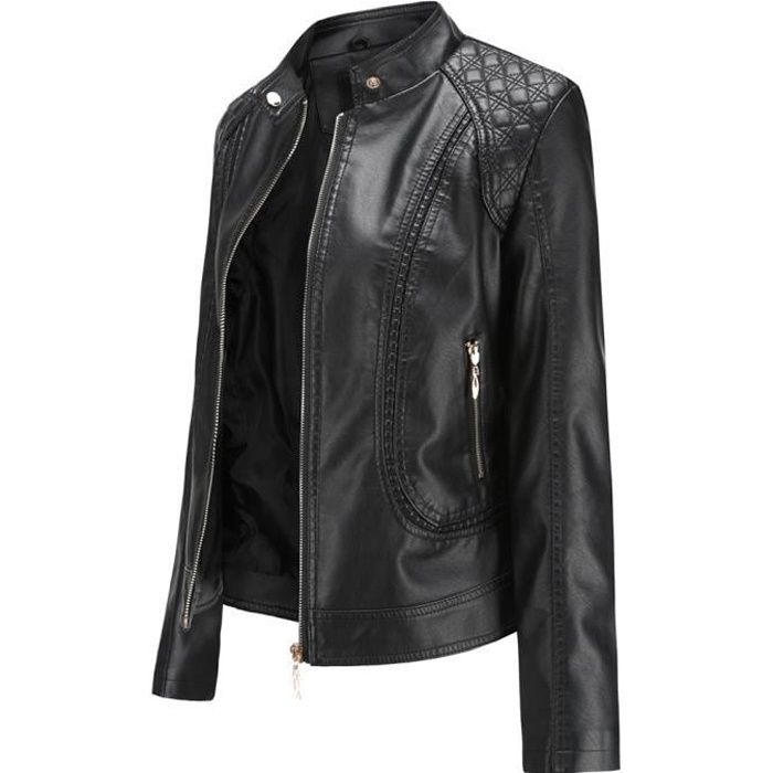 Vetement en hotsell cuir pour femme