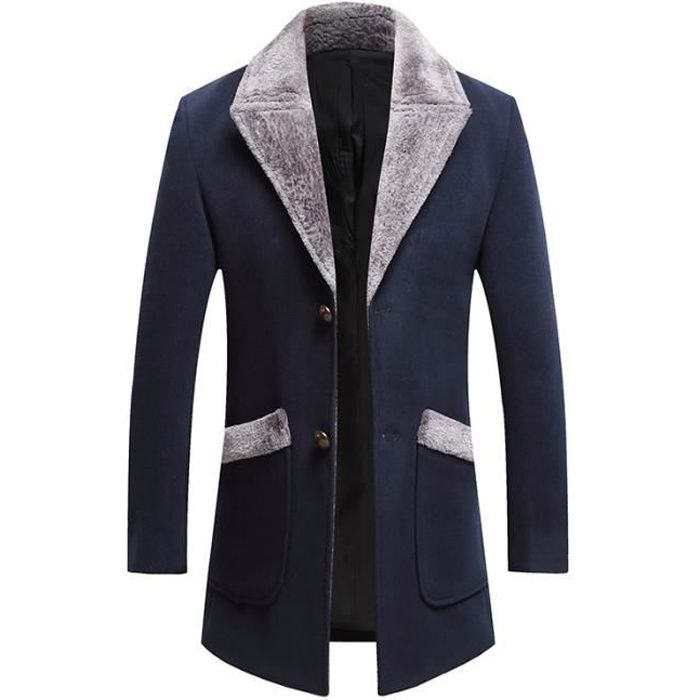 Manteau slim fit homme best sale