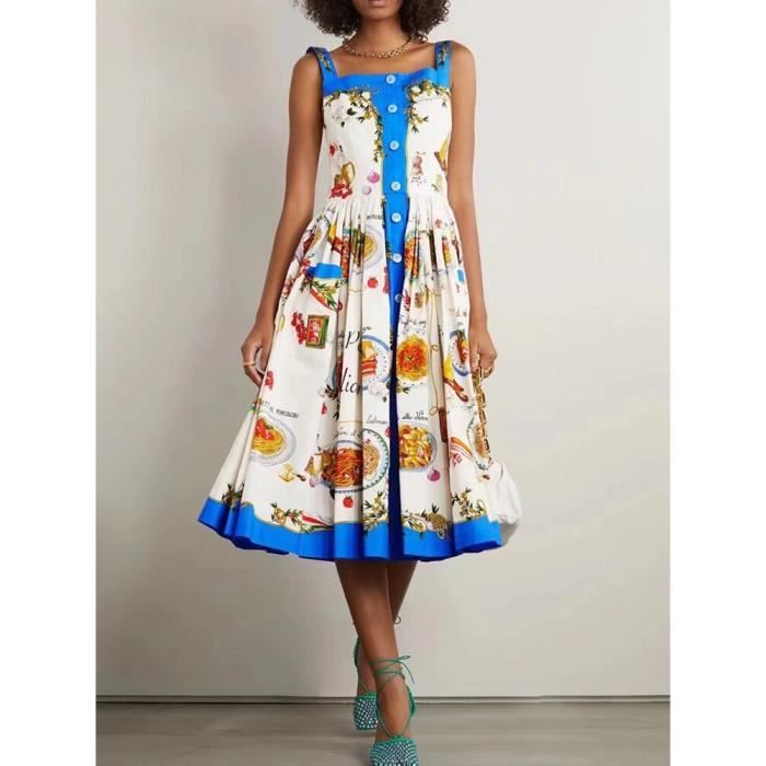 Robe Longue Michael Kors Taille 1X Bleu Marine & Noir - Neuve Avec étiquettes