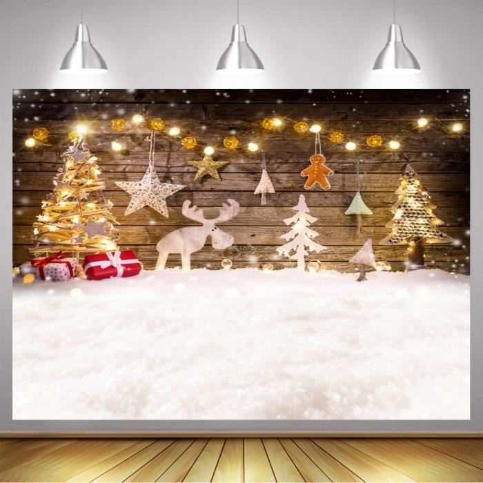 Neufu Toile De Fond Photographique Photo Studio Noel Decor 270x180cm Achat Vente Fond De Studio Cdiscount