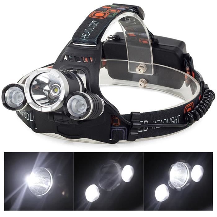 LAMPE FRONTALE PROFESSIONNELLE RECHARGEABLE CREE XML T6 2 XPE RJ3000 HEADLIGHT LAMPE FRONTALE PROFESSIONNELLE RECHARGEABLE CREE XML T6 2 XPE RJ3000 HEADLIGHT