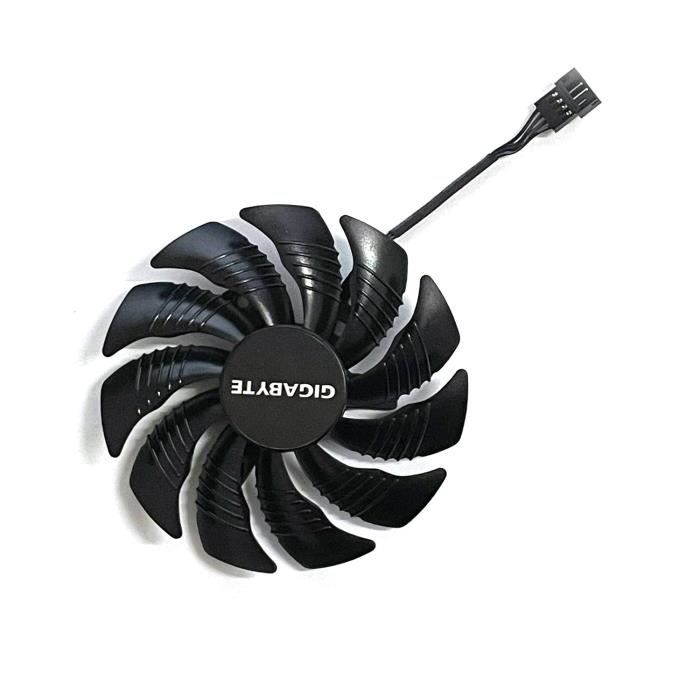 Ventilateur De Refroidissement Pour Carte Graphique Gigabyte - 88mm, 12V, 4 Broches - Compatible GTX/ RX Series