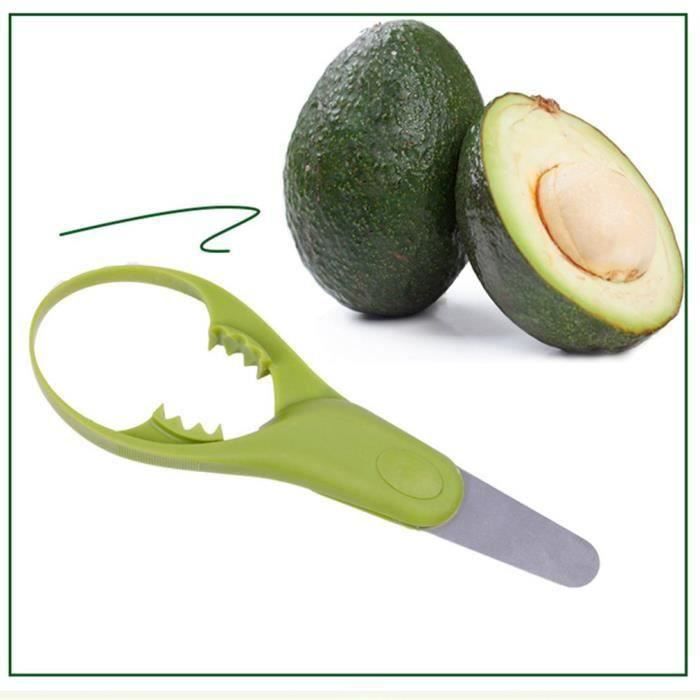 Coupe-Avocat 4 En 1 Zyliss - Dénoyauteur, Trancheuse Et Pilon - Lave-Vaisselle, Garantie 5 Ans