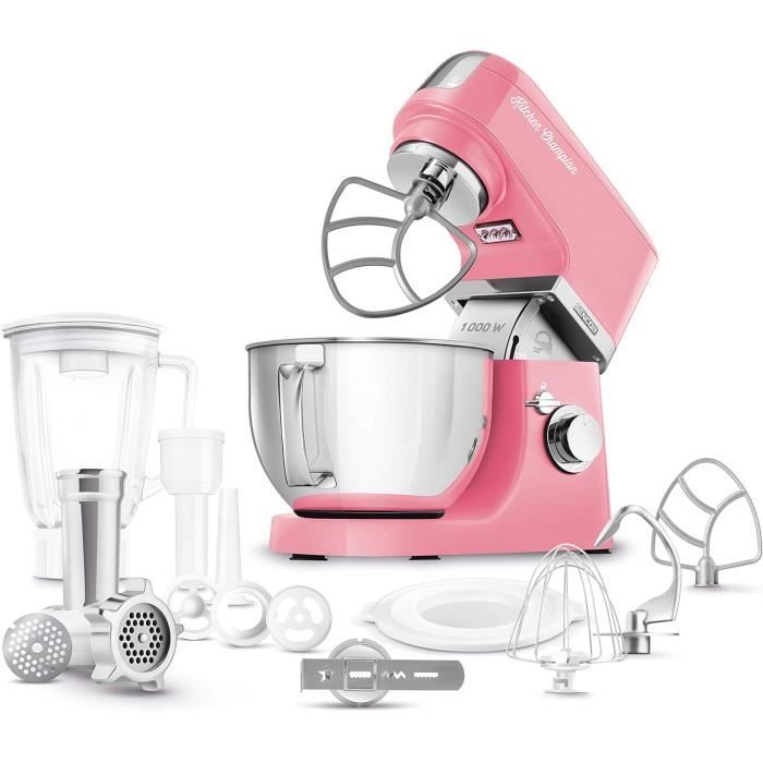 Robot Pâtissier Sencor STM 3634RD Rouge – 1300W, Bol Inox 5,5L – Neuf