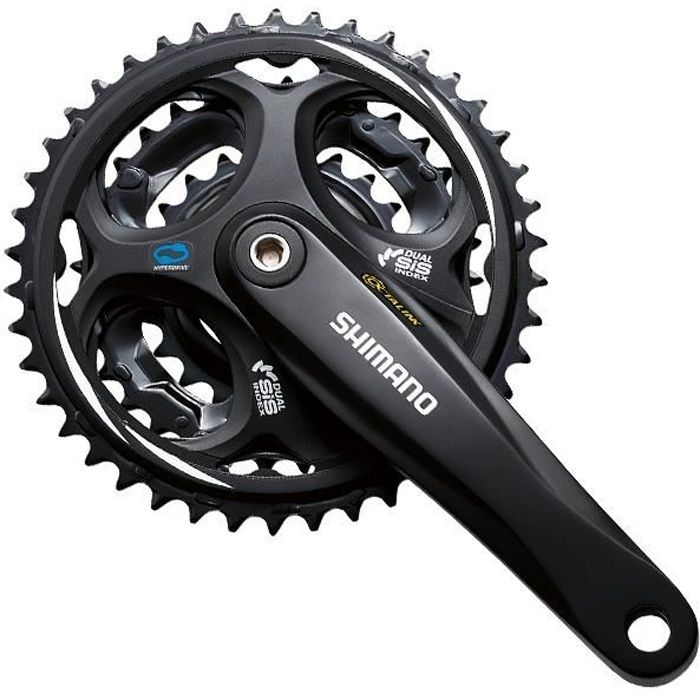 Pédalier Altus FC-M311 8V/7V - SHIMANO - Noir