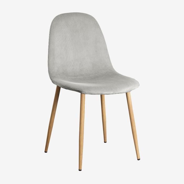 Lot de 2 chaises à manger Chaises rembourrées confortables avec dossier