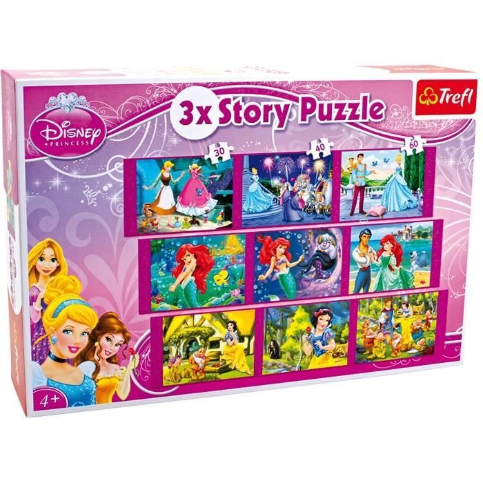 Puzzle les princesses de Disney Sonia 3 en 1 - Cdiscount Jeux - Jouets