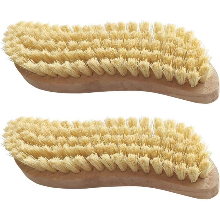 Eyliden Lot De 2 Brosses à Récurer Pour Sol Avec Long Manche Et