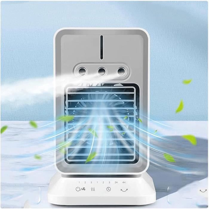 Climatiseur Portable Sans Tuyau, 3 Vitesses,3 Modes De Brumisation