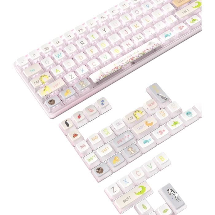 Jeu De 120 Touches Pbt Pudding Keycaps,Profil Asa,Sublimation Thermique ...