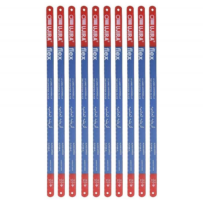 Jeu De 10 Lames De Scie Pour Scie à Air Comprimé - Acier Carbone 94mm, 24T - Pour Métal, Plastique, Bois