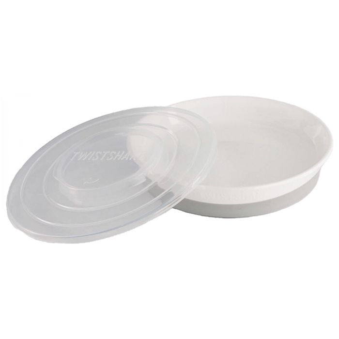 Assiette Pour Bébé Tupperware Avec Couvercle à Pression - Orange - Excellent état